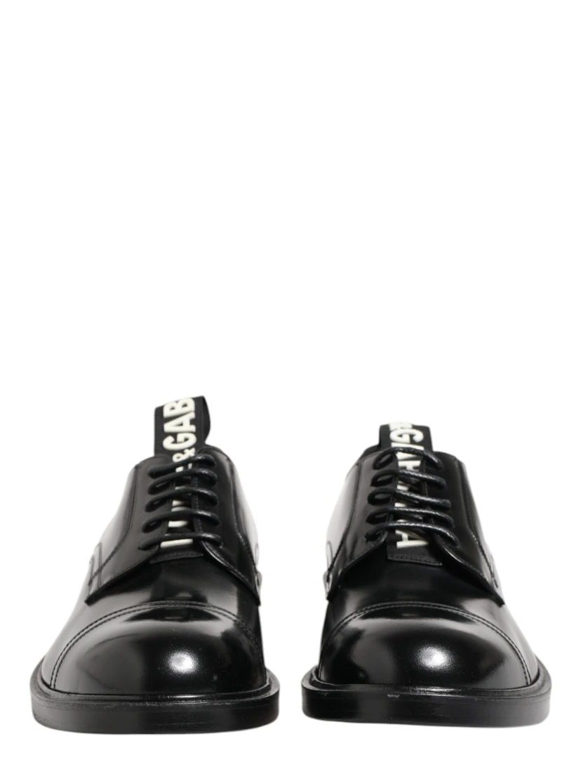 Black Leather Dress Lace Up Men Formal Shoes
