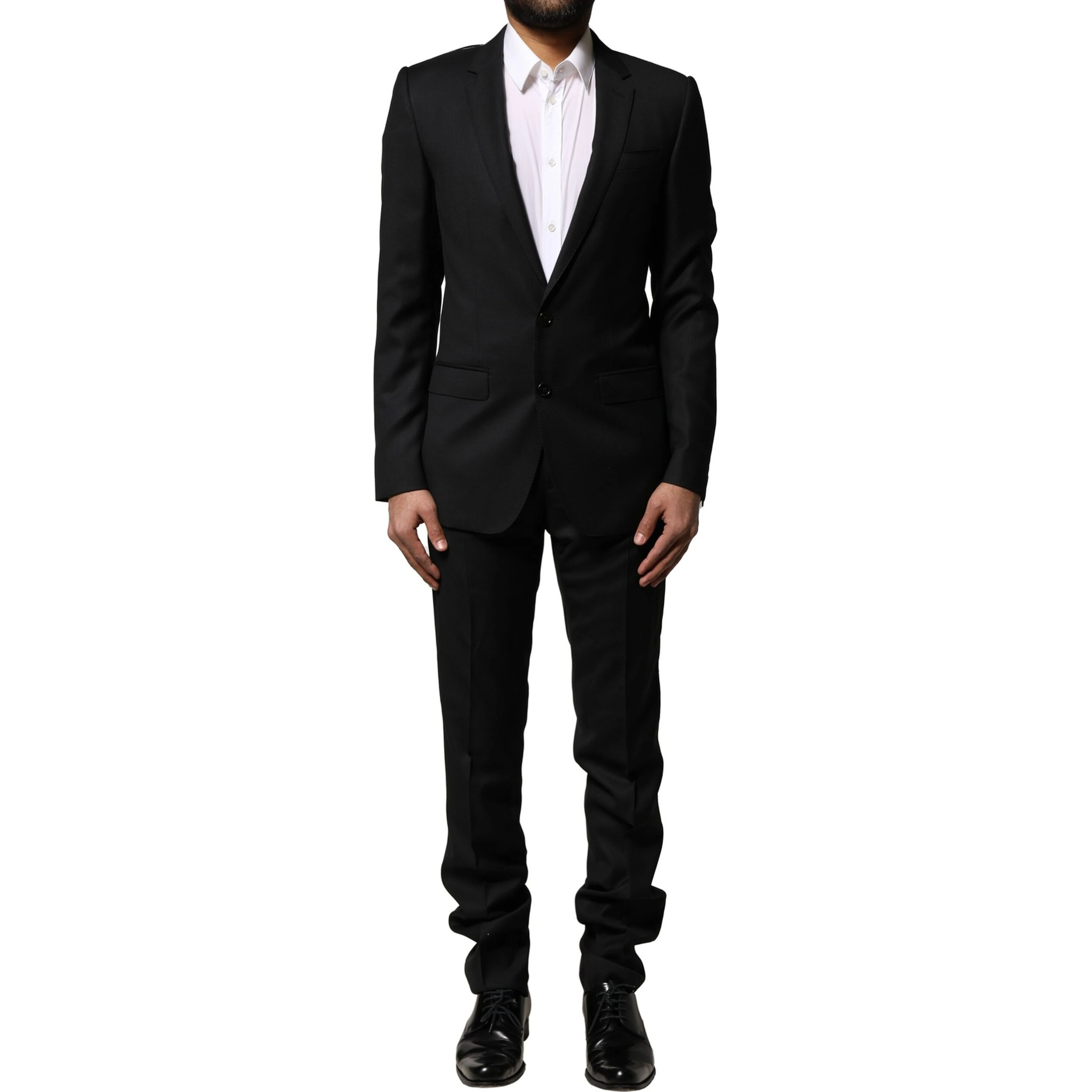 Blue MARTINI Wool Formal 2 Piece Suit