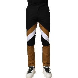 Multicolor Cotton Slim Fit Men Pants