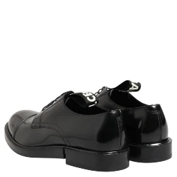 Black Leather Dress Lace Up Men Formal Shoes