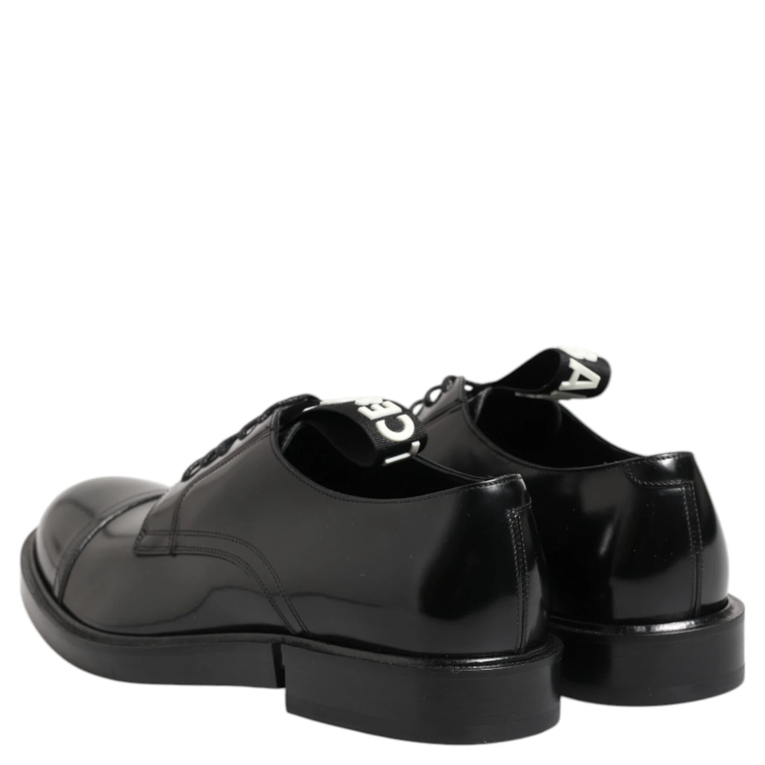 Black Leather Dress Lace Up Men Formal Shoes