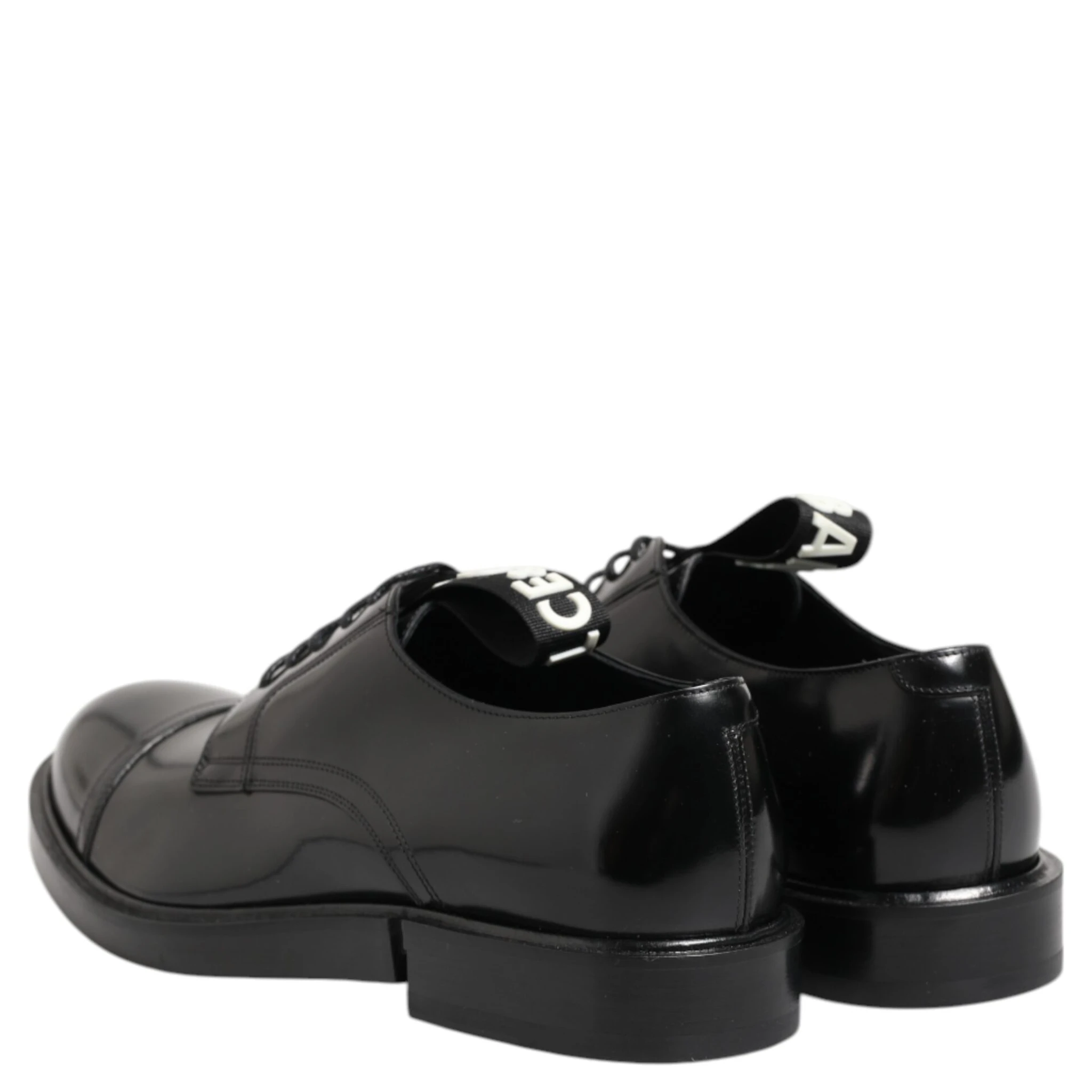 Black Leather Dress Lace Up Men Formal Shoes