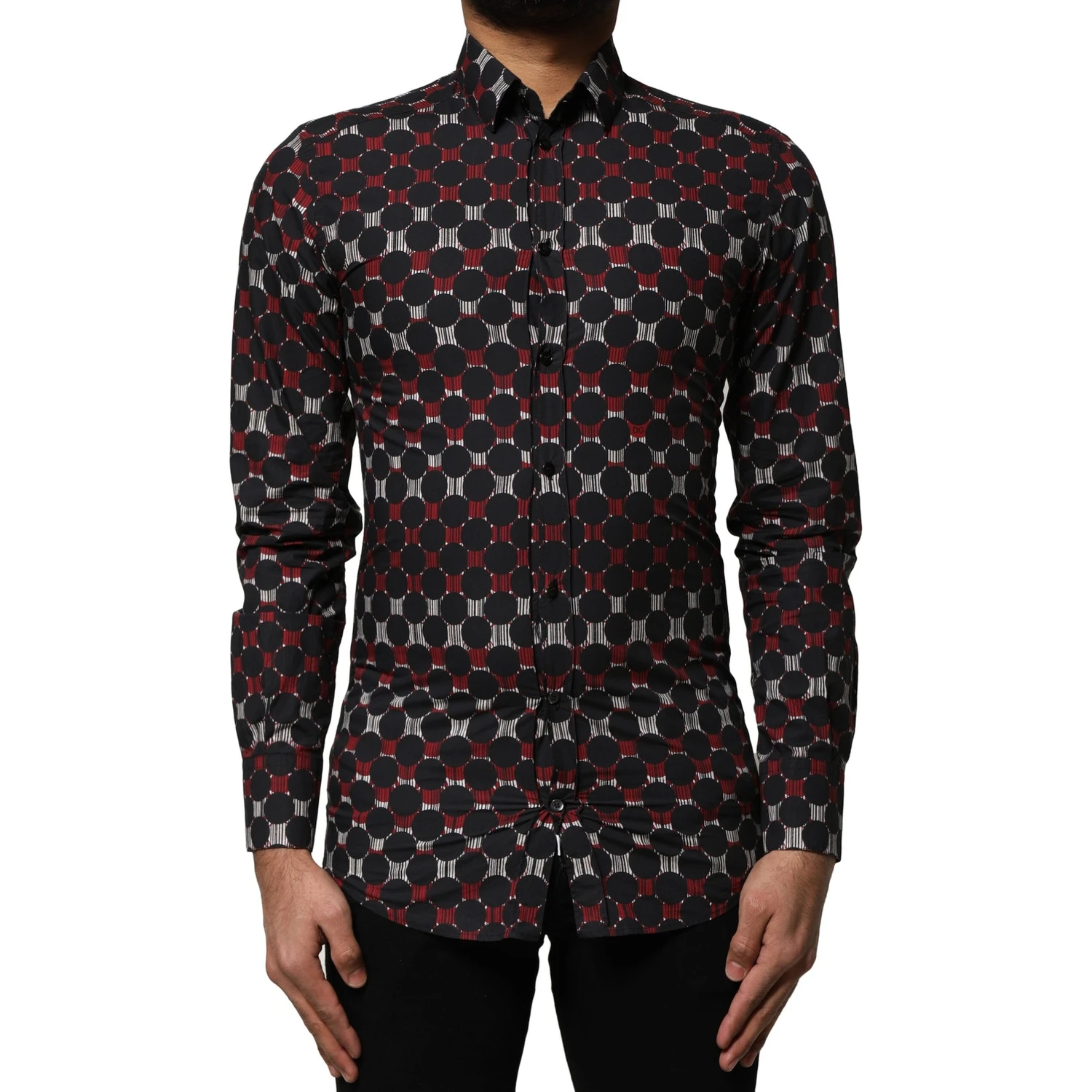 Multicolor Cotton GOLD Long Sleeves Shirt