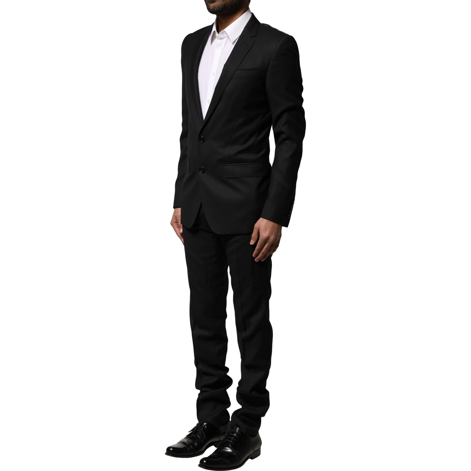 Blue MARTINI Wool Formal 2 Piece Suit