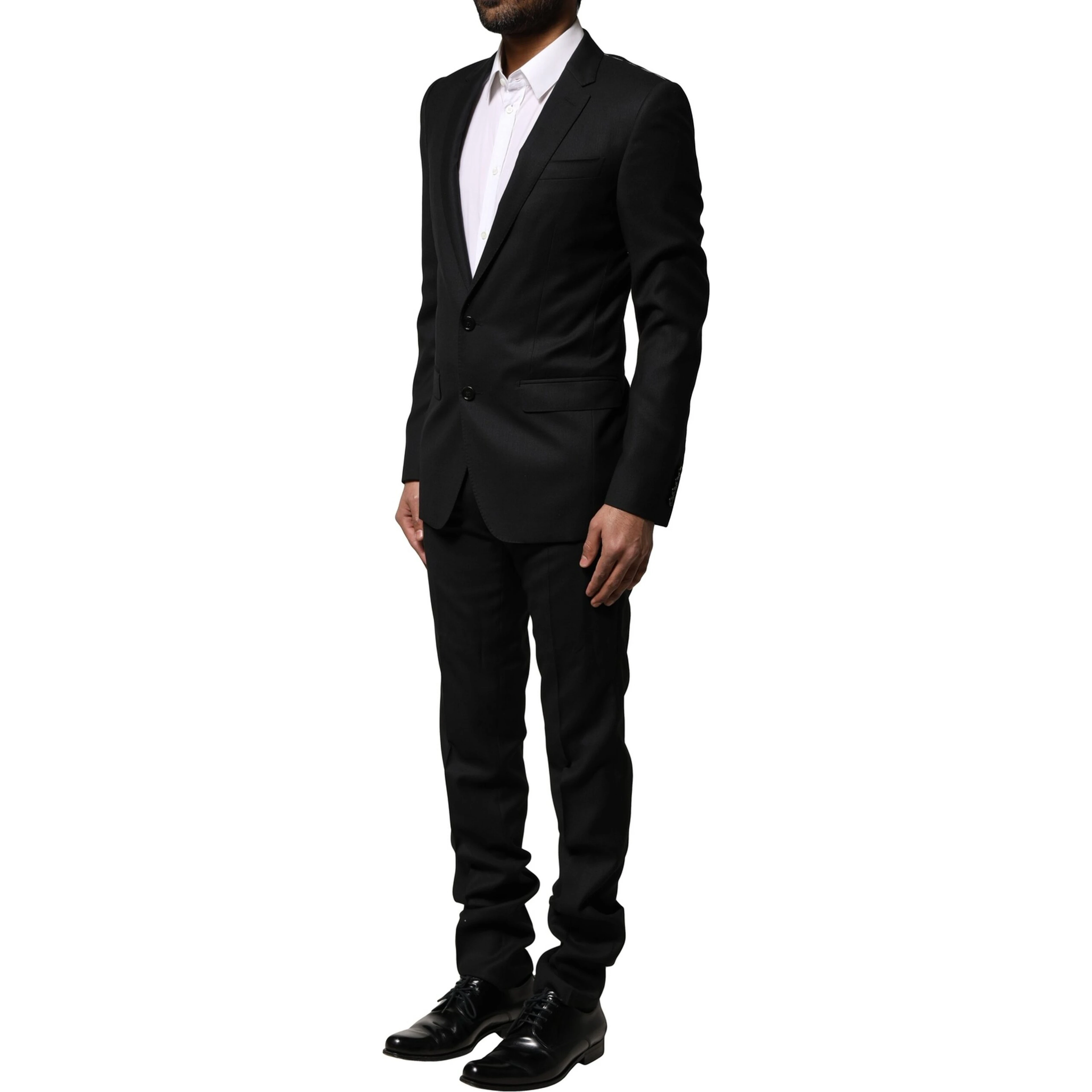 Blue MARTINI Wool Formal 2 Piece Suit