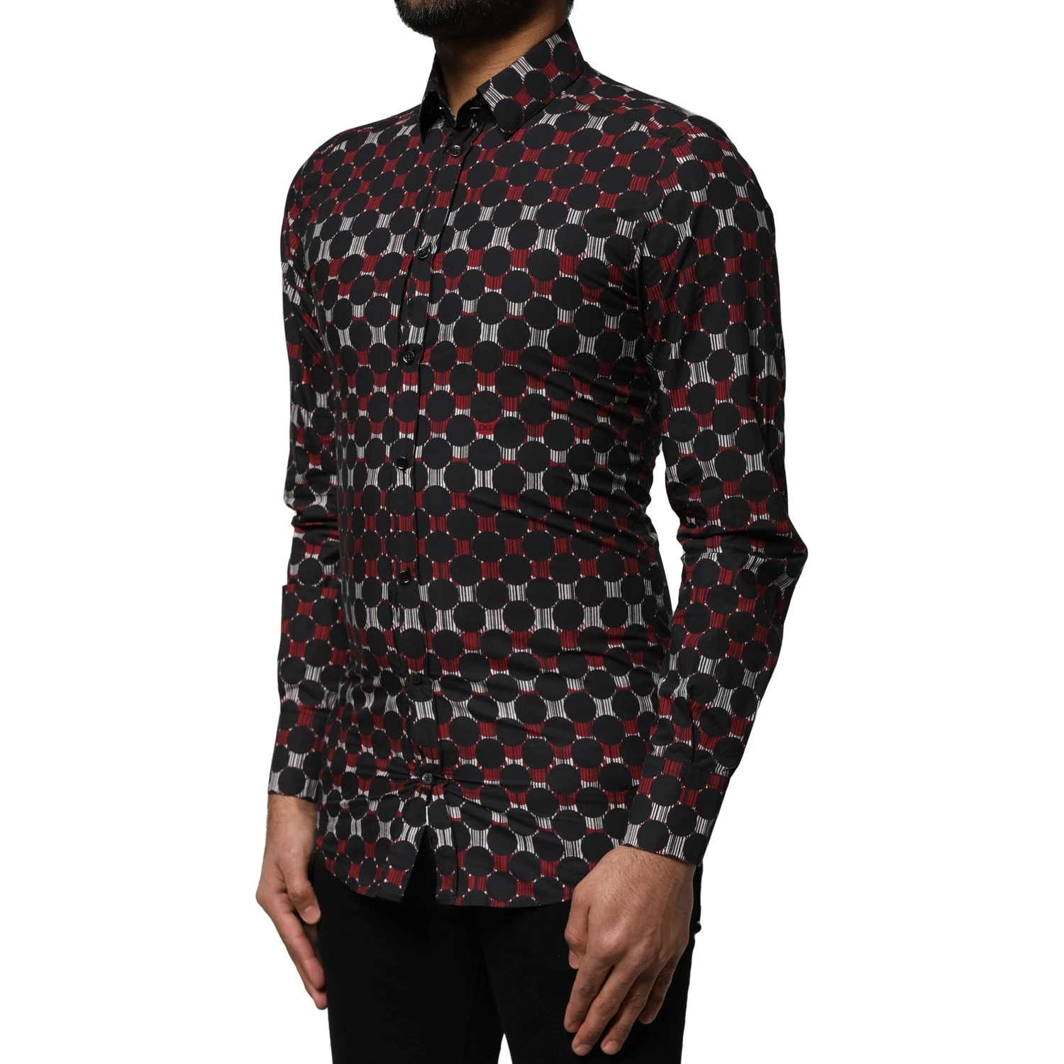 Multicolor Cotton GOLD Long Sleeves Shirt