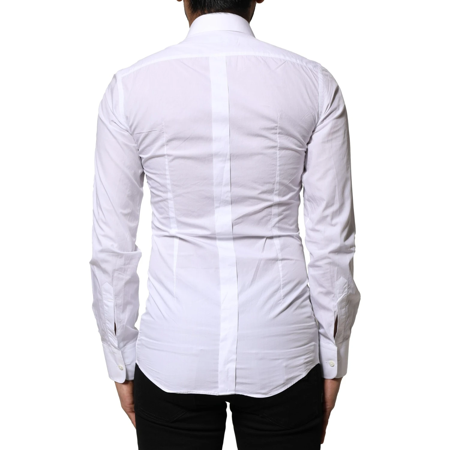White GOLD Cotton Poplin Formal Dress Shirt