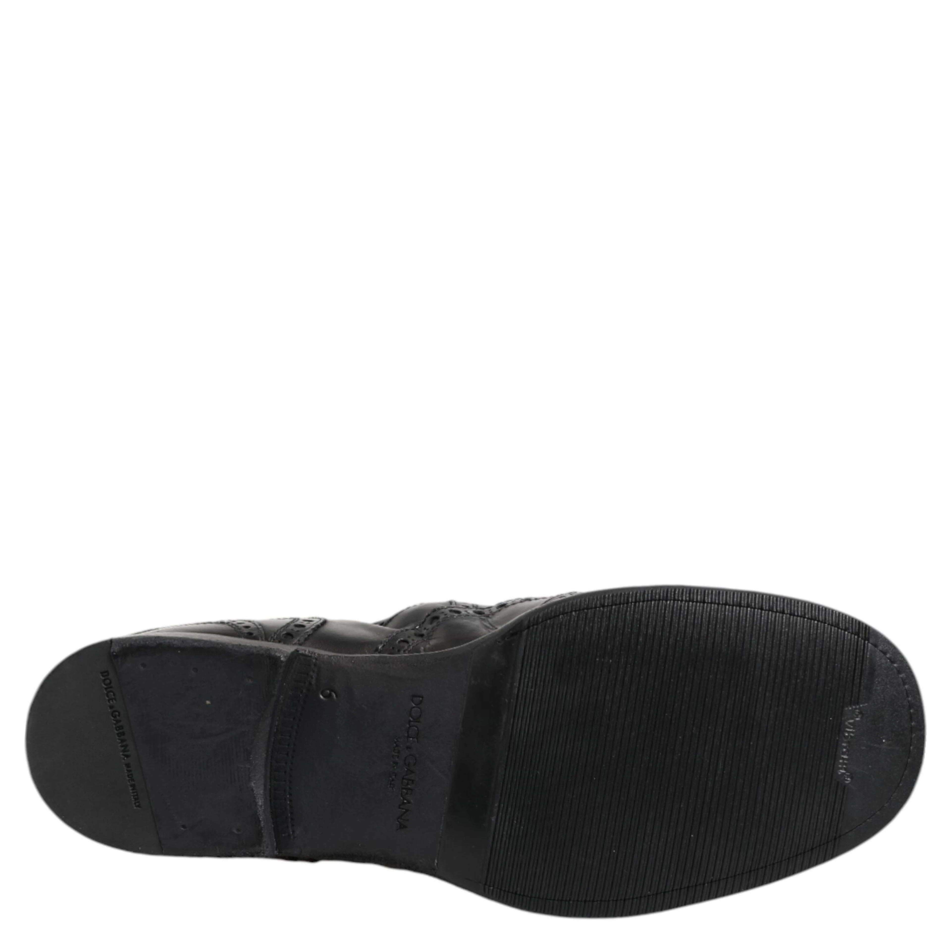 Black Leather Ankle Boots Slip On Shoes