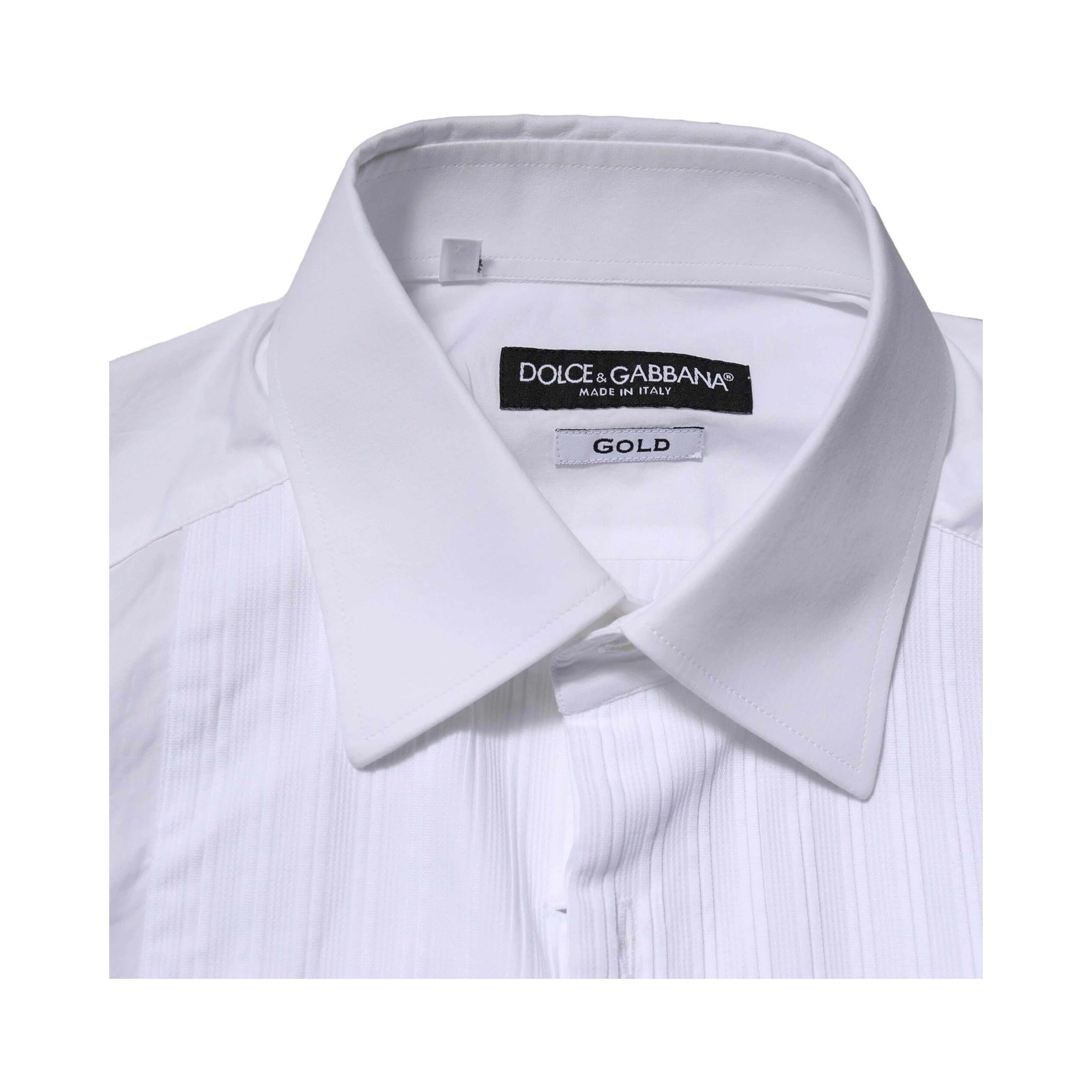 White GOLD Cotton Poplin Formal Dress Shirt