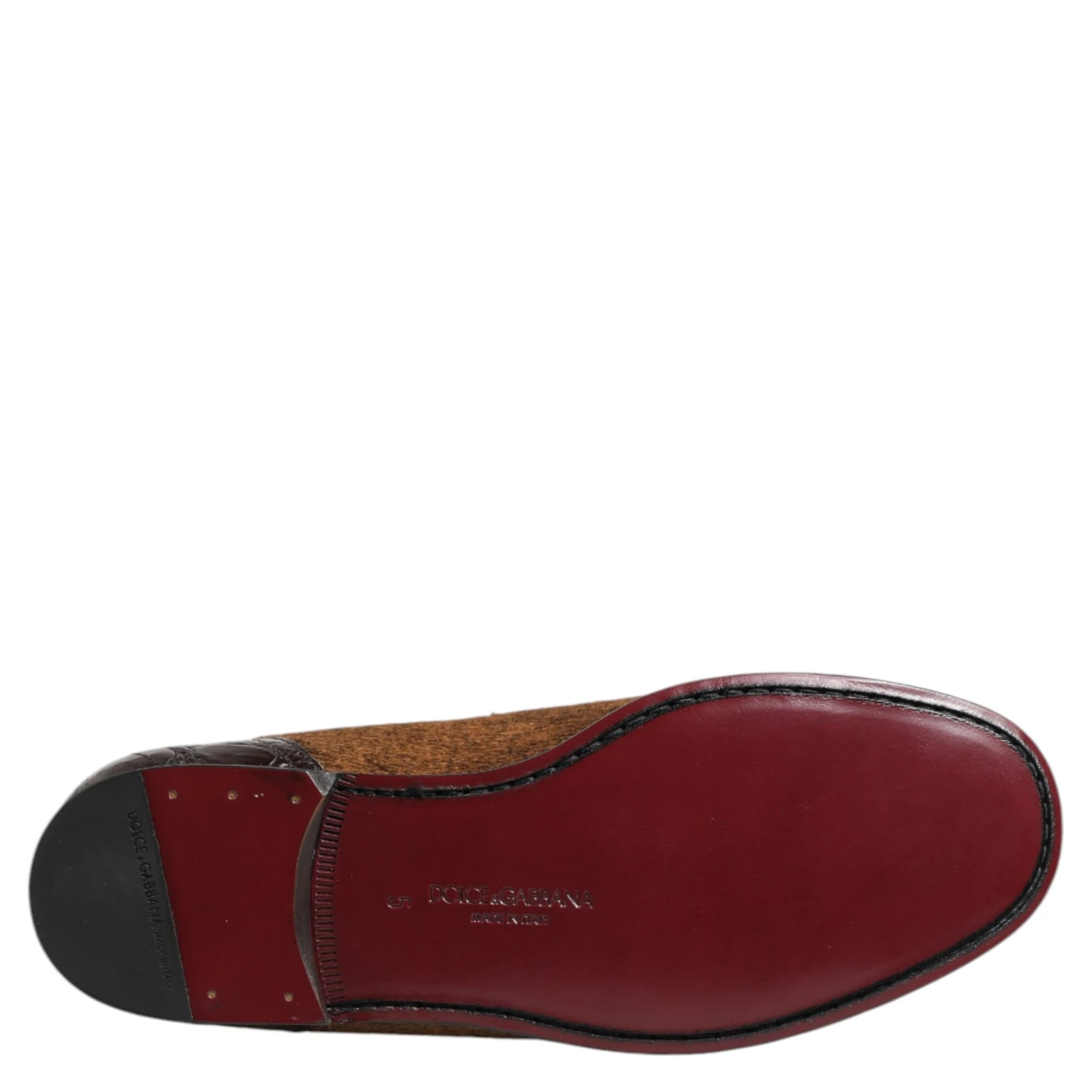 Brown Loafers Leather Slip On Men Dress Shoes