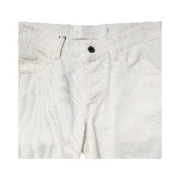 White Cotton Skinny Men Denim Jeans