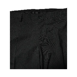 Black Wool 2 Piece Single Breasted Suit