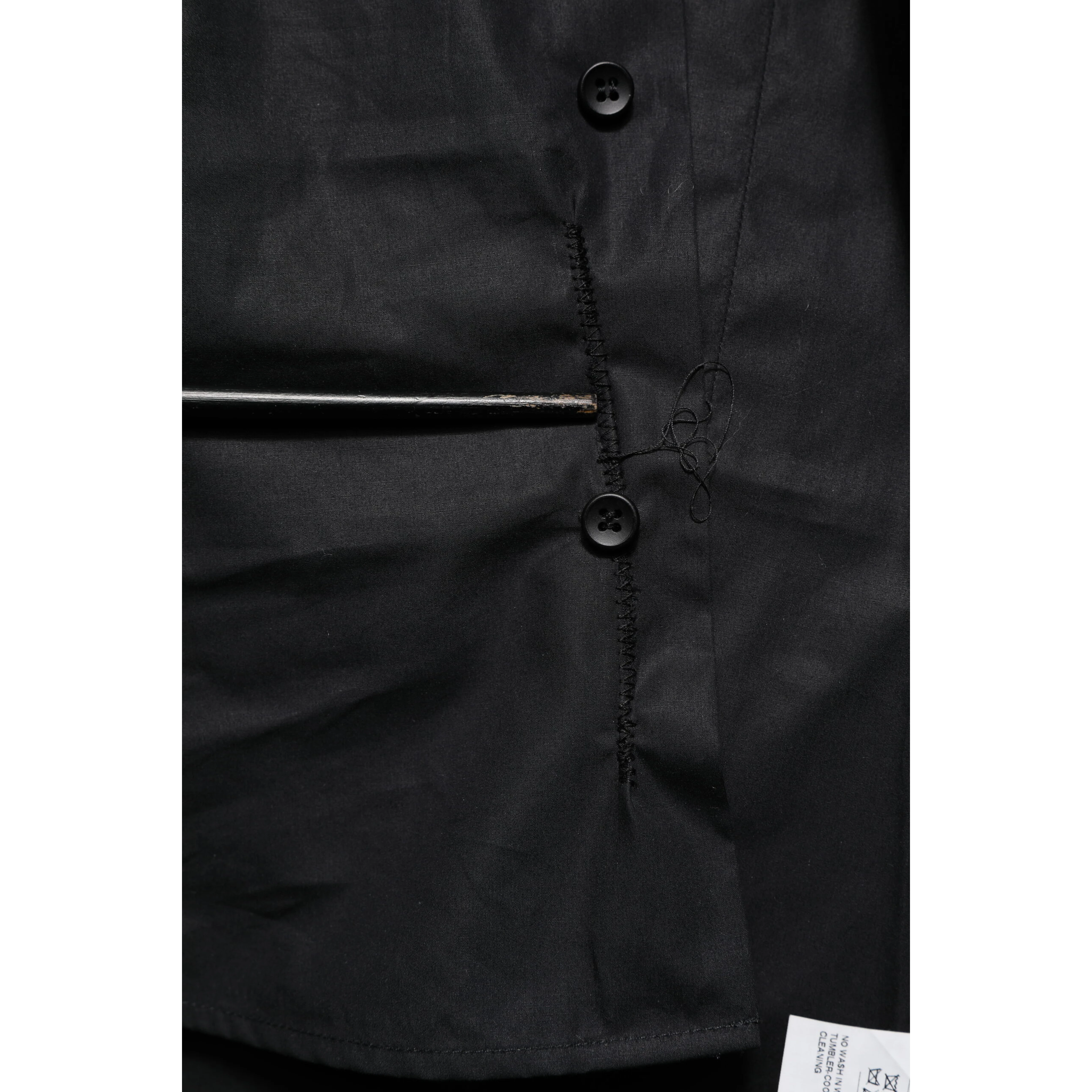 Black Cotton GOLD Long Sleeves Dress Shirt