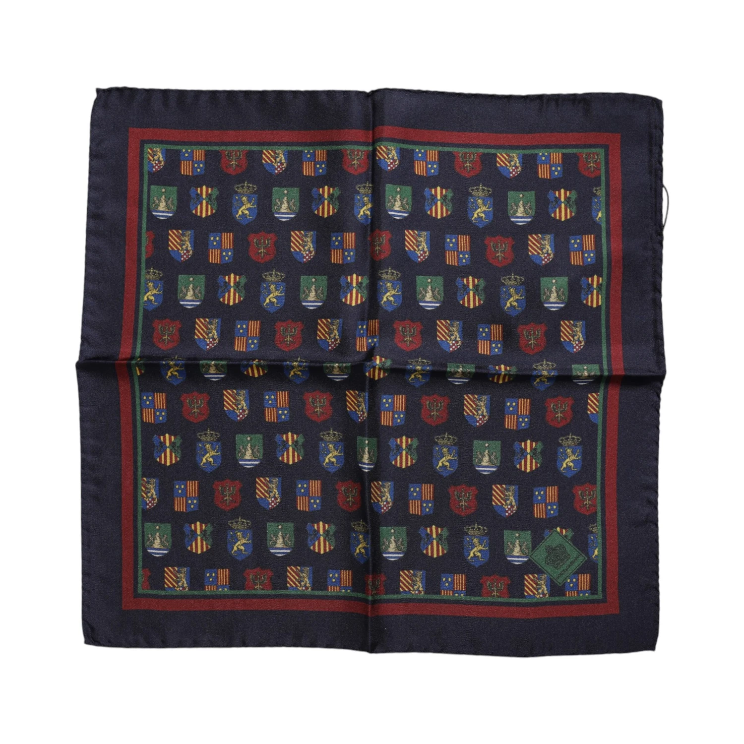 Multicolor Medals Square Foulard Scarf