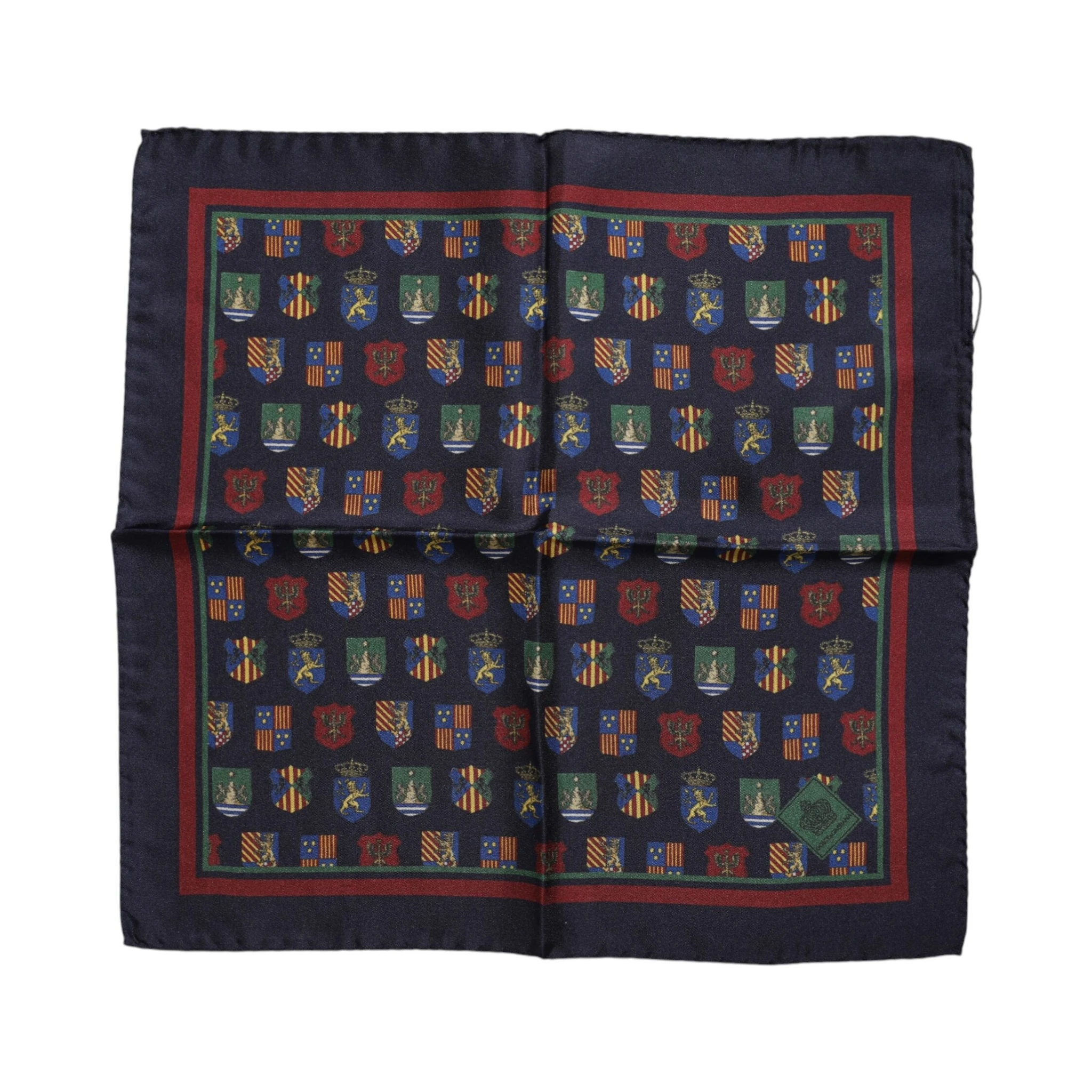Multicolor Medals Square Foulard Scarf