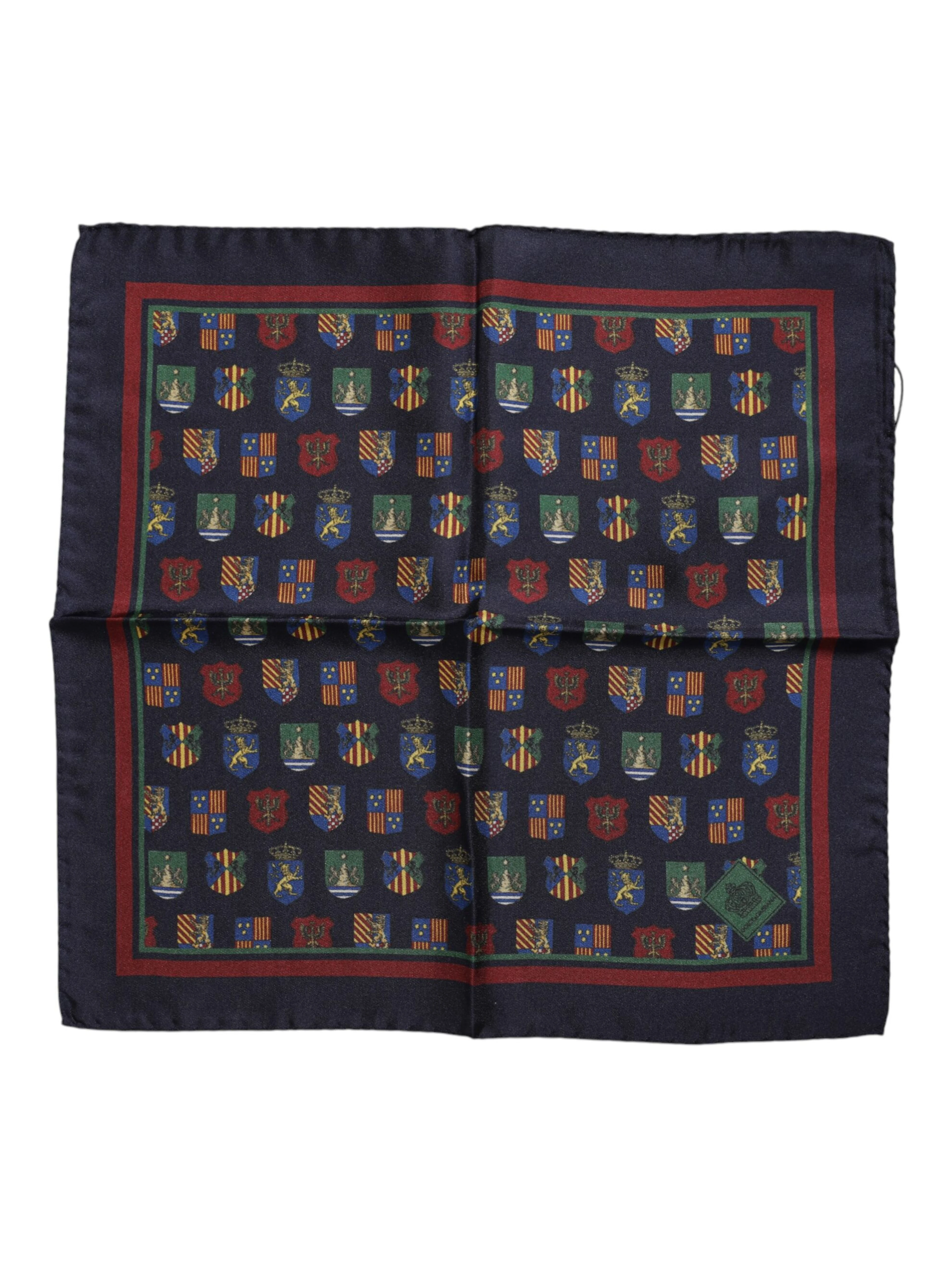 Multicolor Medals Square Foulard Scarf