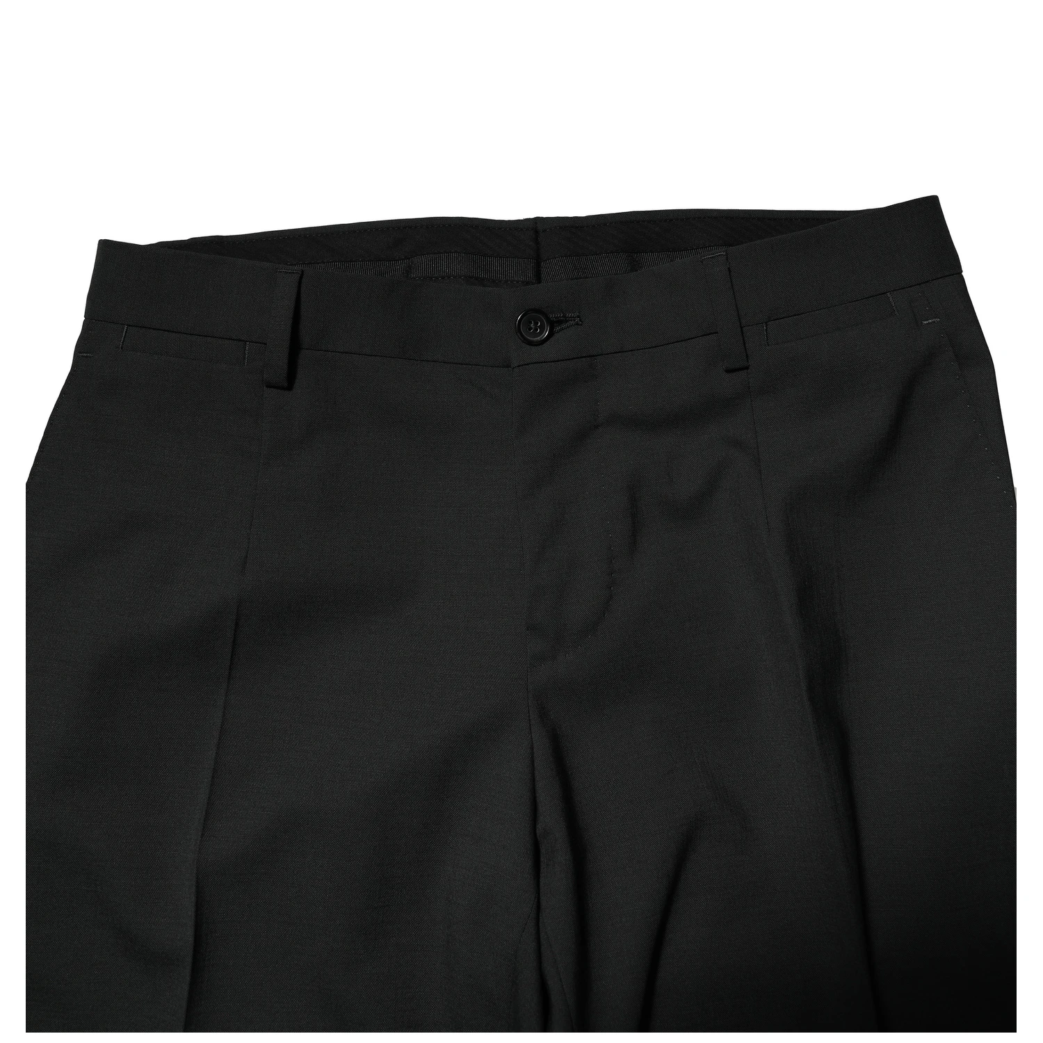 Black Wool 2 Piece Single Breasted Suit