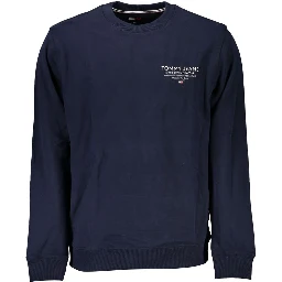 Blue Organic Cotton Men Sweater