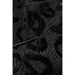 Gray Cotton DG Logo Straight Men Denim Jeans