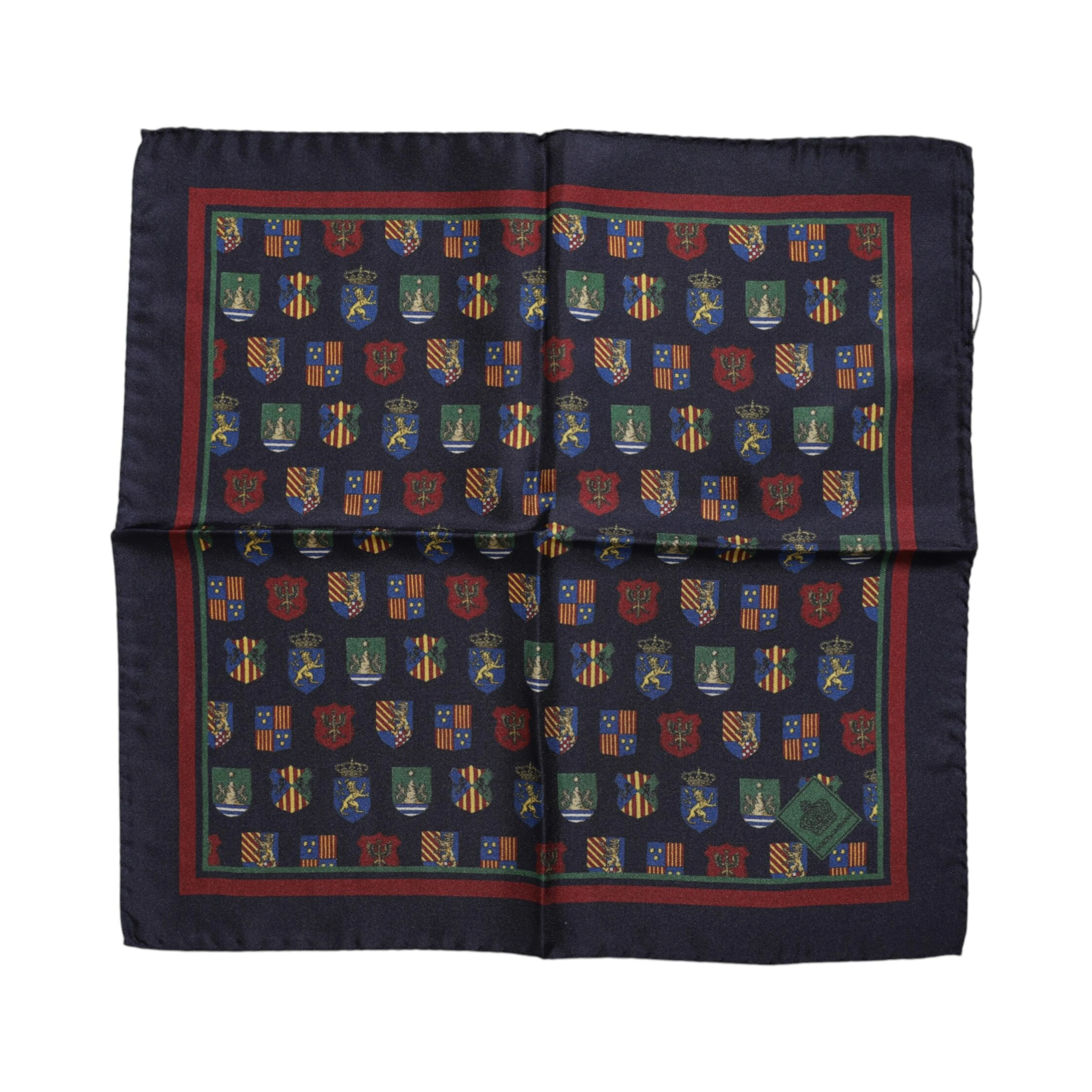 Multicolor Medals Square Foulard Scarf