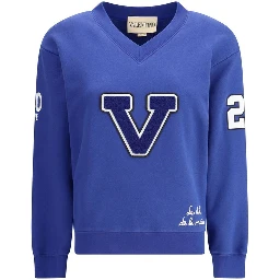 Blue Cotton Sweatshirt