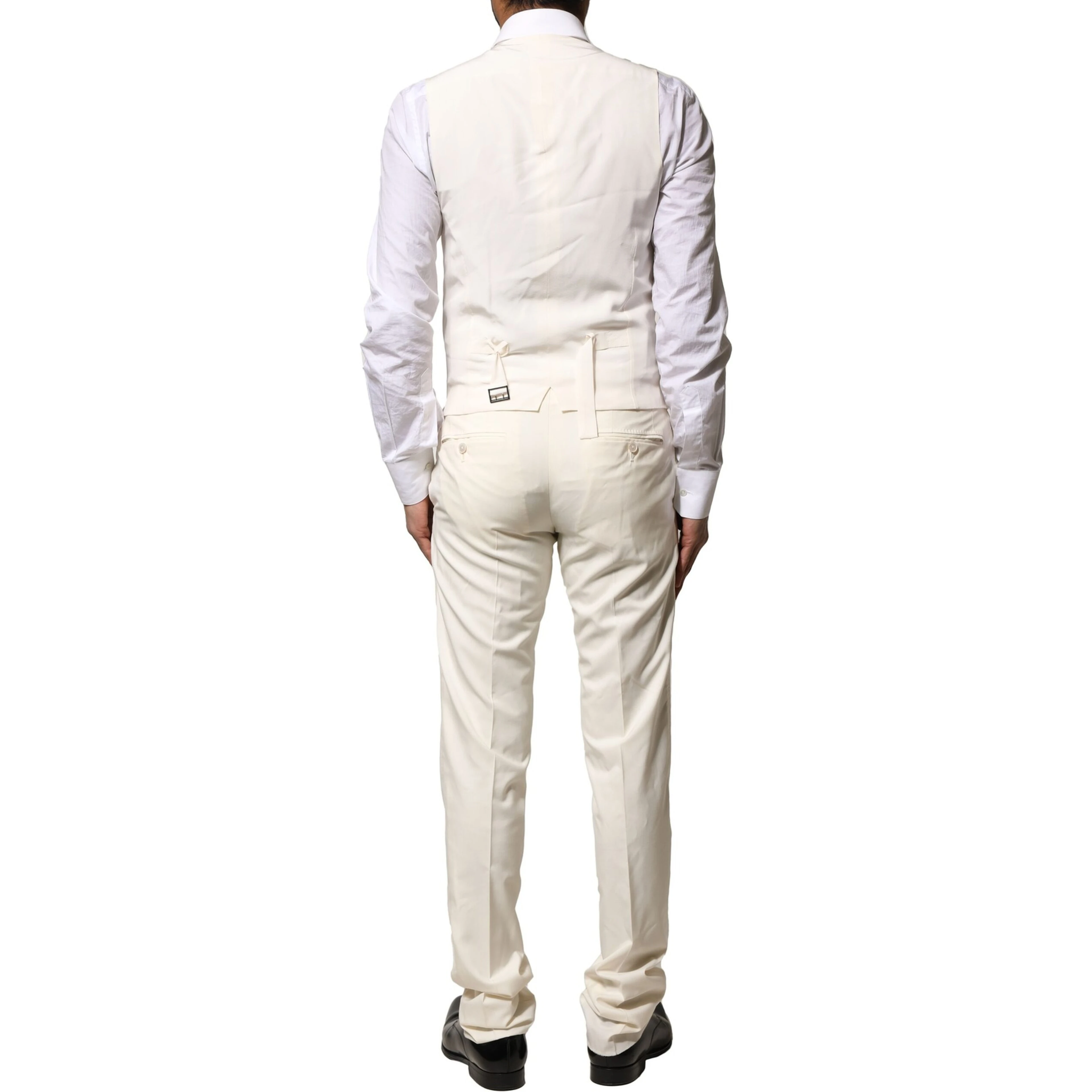 Ivory Wool 3 Piece Single Breasted Suit