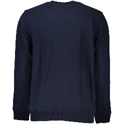 Blue Organic Cotton Men Sweater