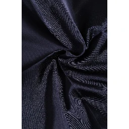 Dark Blue Silk Square Men Foulard Scarf