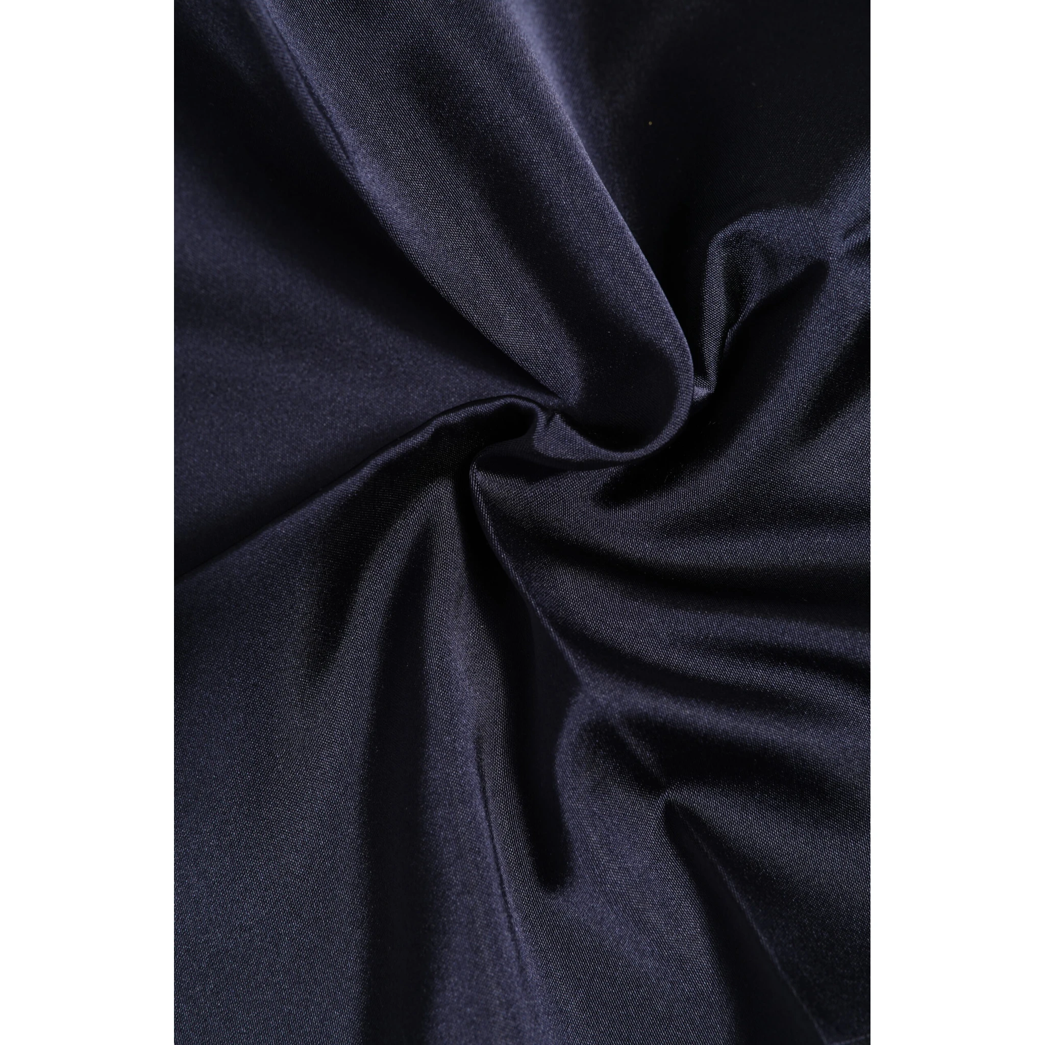 Dark Blue Silk Square Men Foulard Scarf