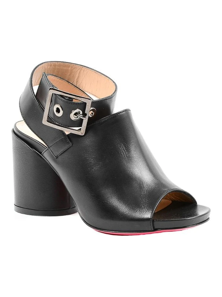 Black Leather High Heel Pumps alternative