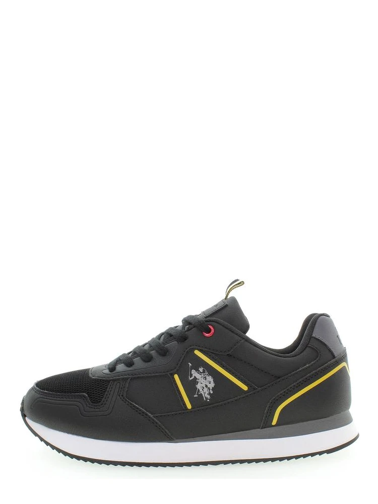 Black Polyurethane Men Sneaker alternative