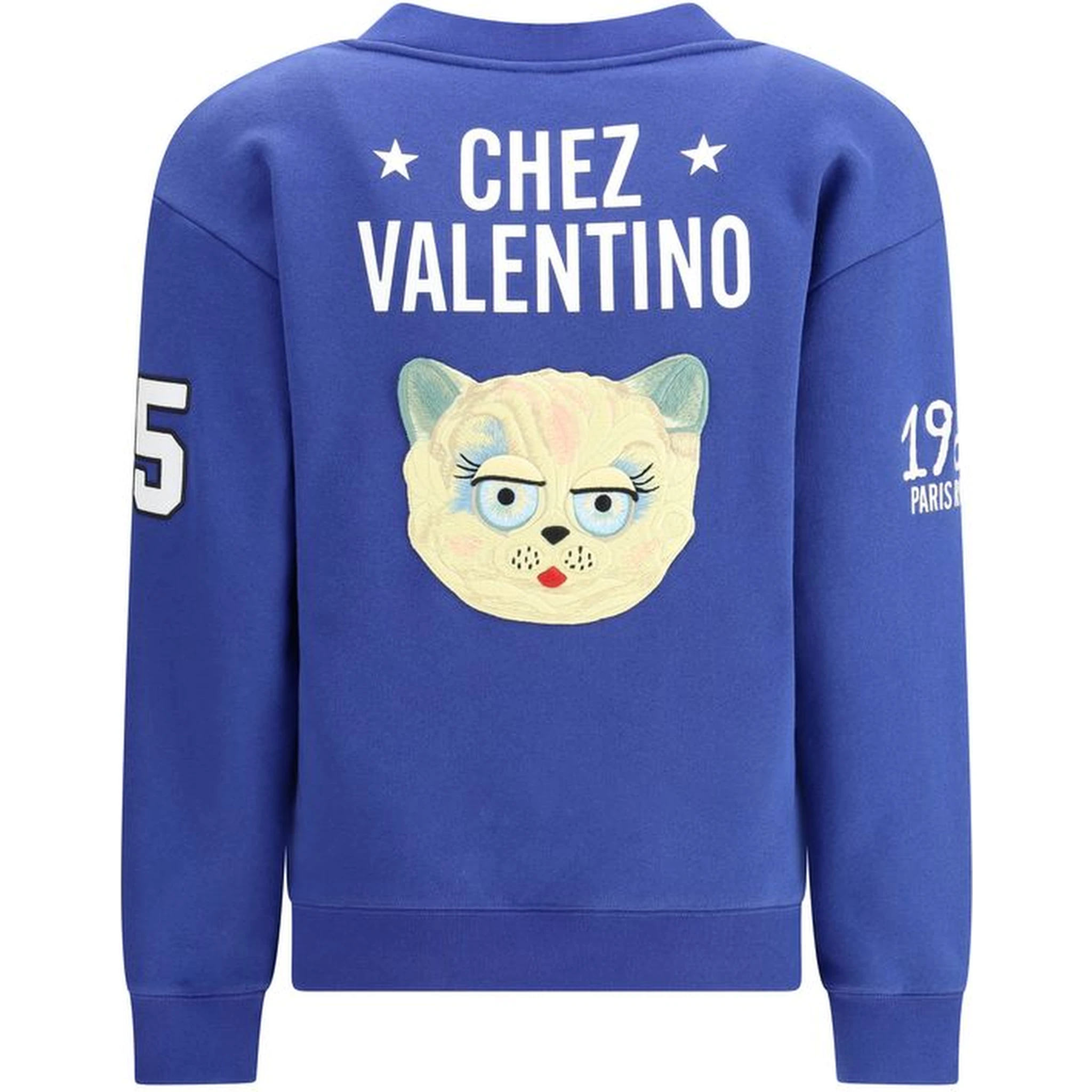 Blue Cotton Sweatshirt