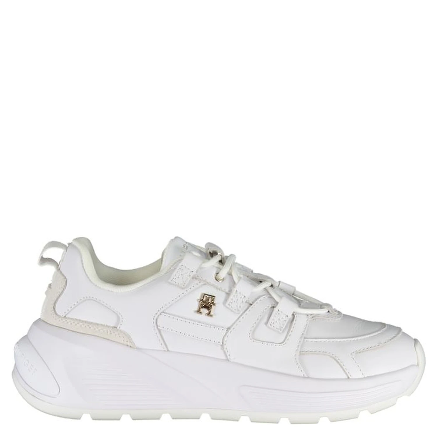 White Polyester Sneaker