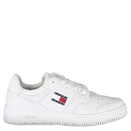 White Polyester Sneaker