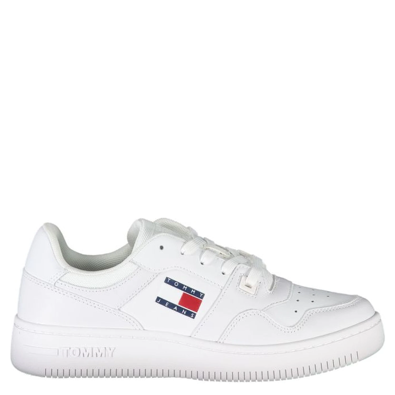White Polyester Sneaker