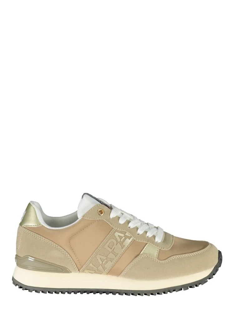Beige Polyester Sneaker