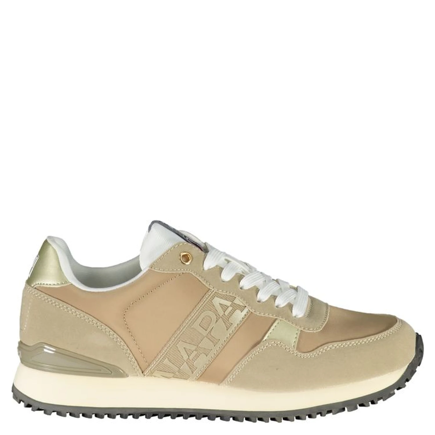 Beige Polyester Sneaker