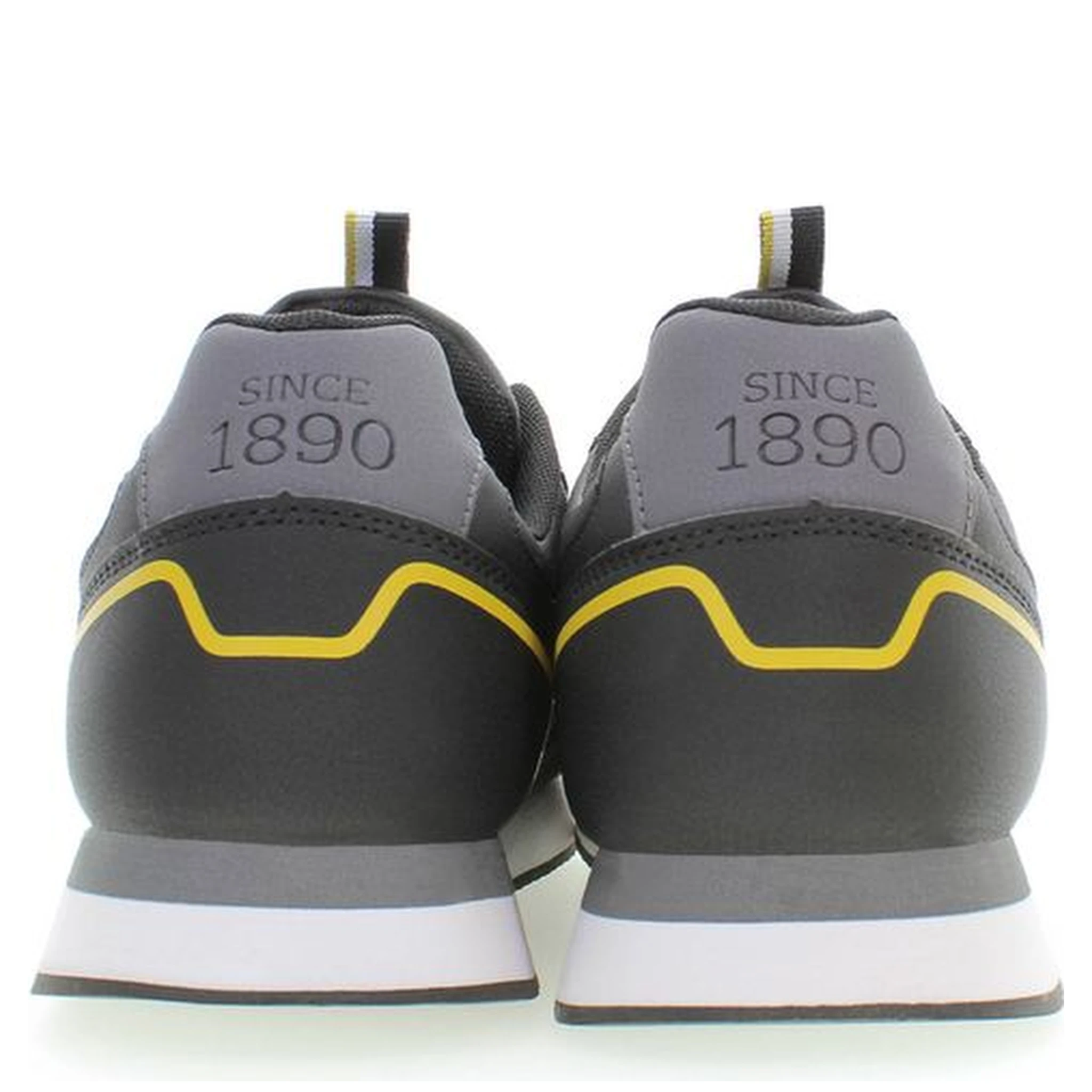 Black Polyurethane Men Sneaker