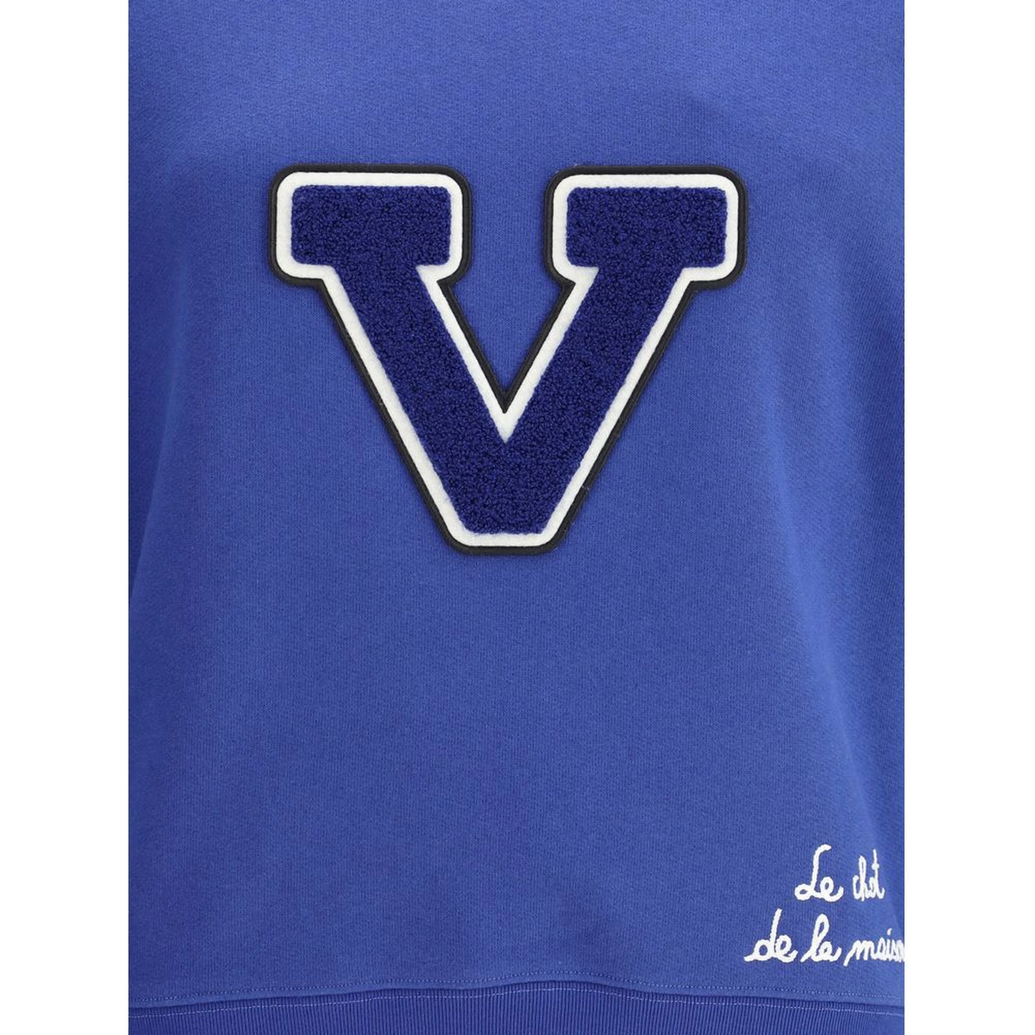 Blue Cotton Sweatshirt