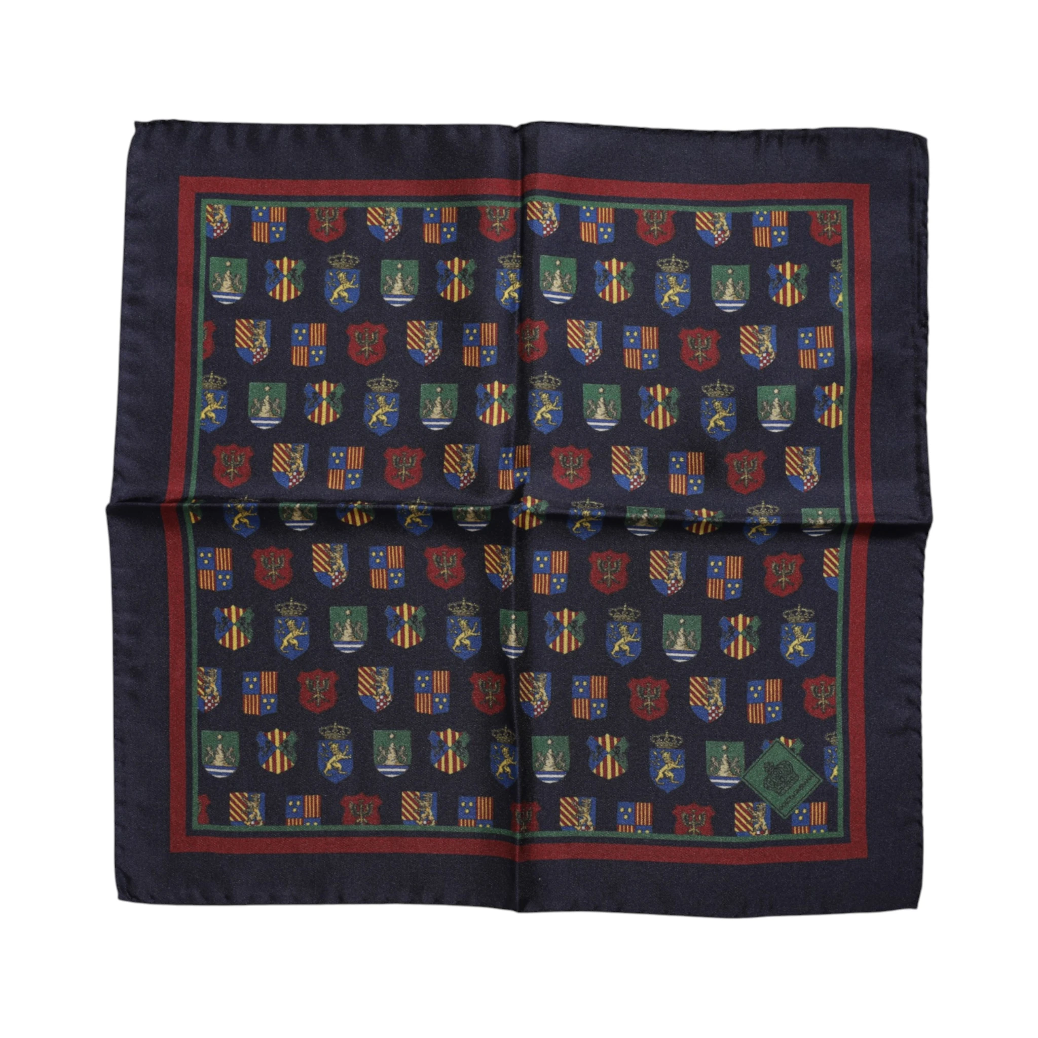 Multicolor Medals Square Foulard Scarf
