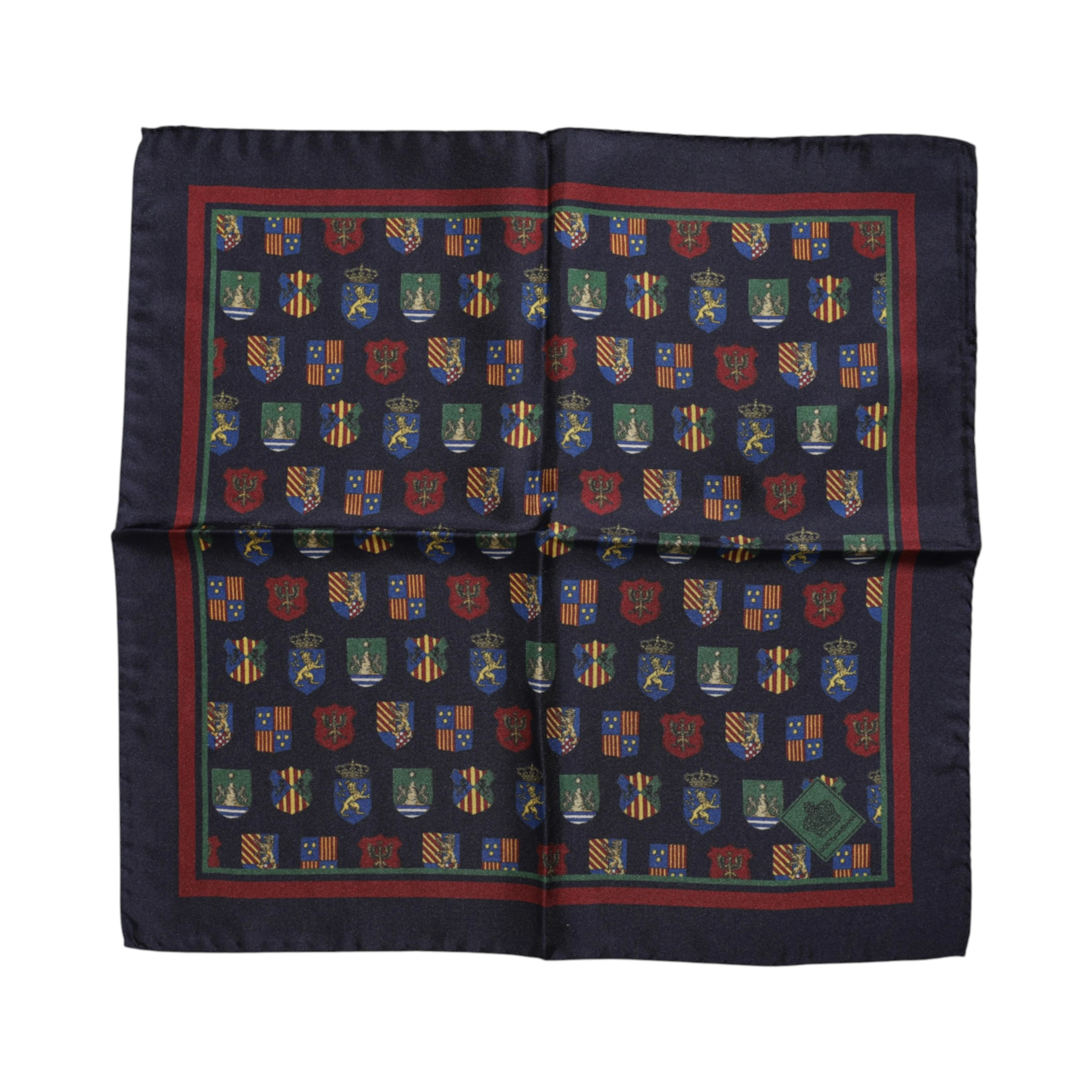 Multicolor Medals Square Foulard Scarf