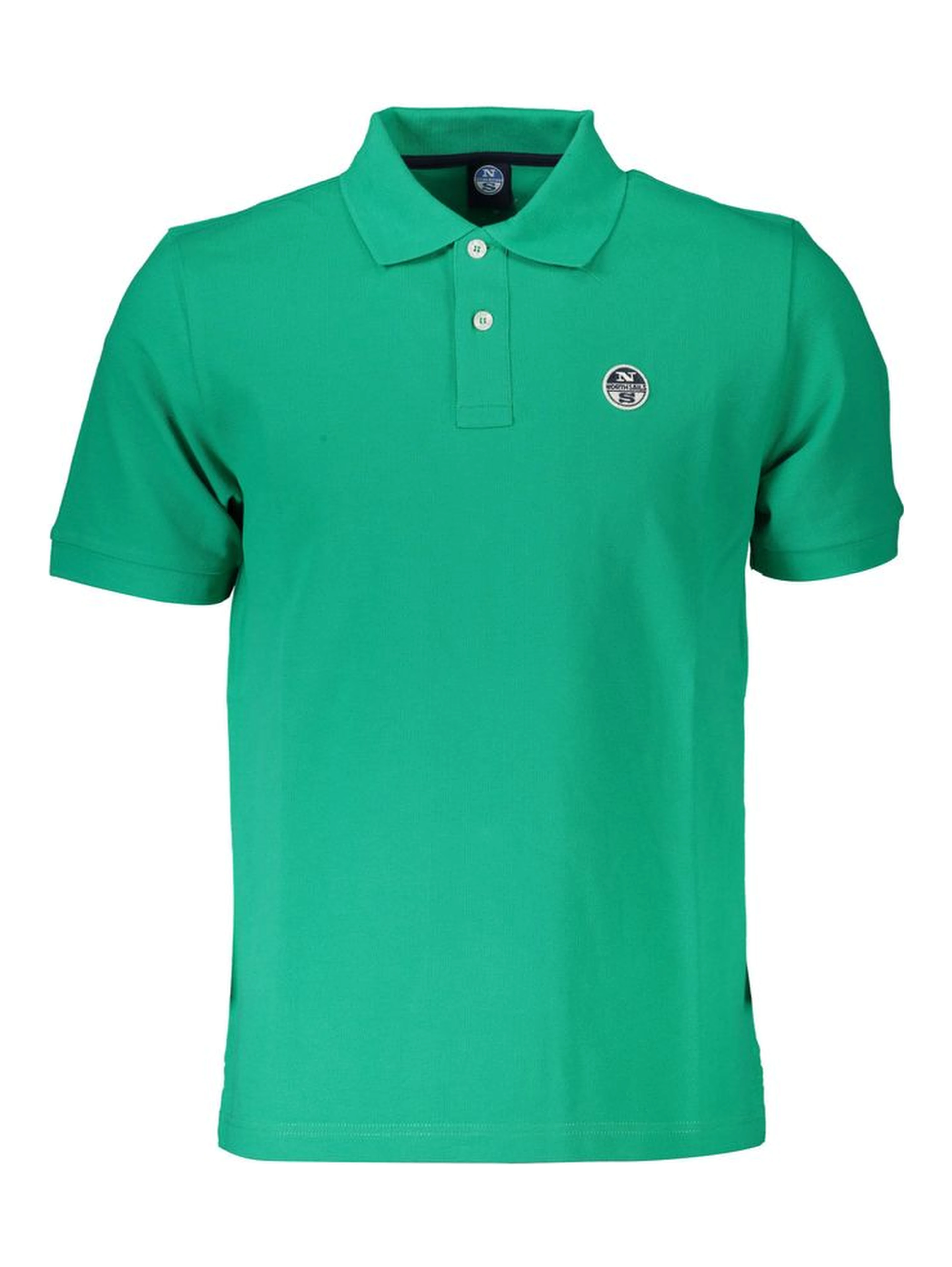 Green Cotton Polo Shirt