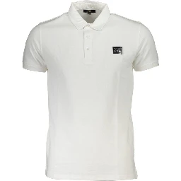 White Cotton Polo Shirt