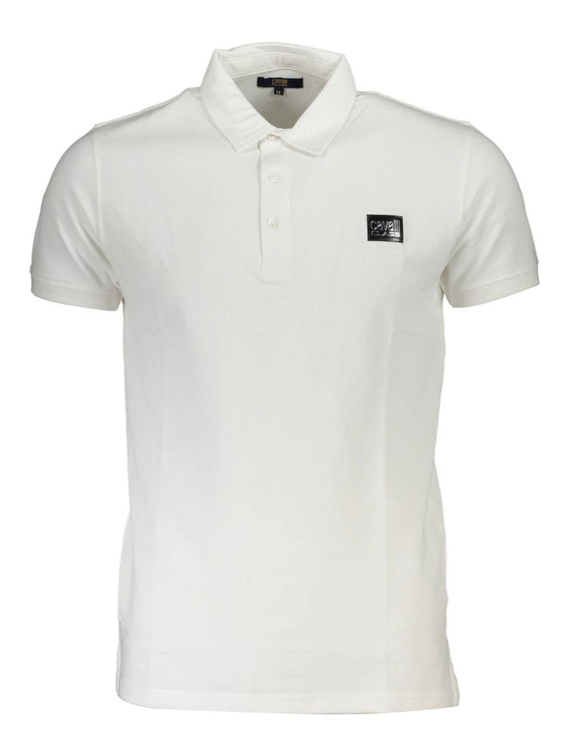 White Cotton Polo Shirt