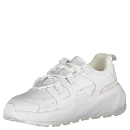 White Polyester Sneaker