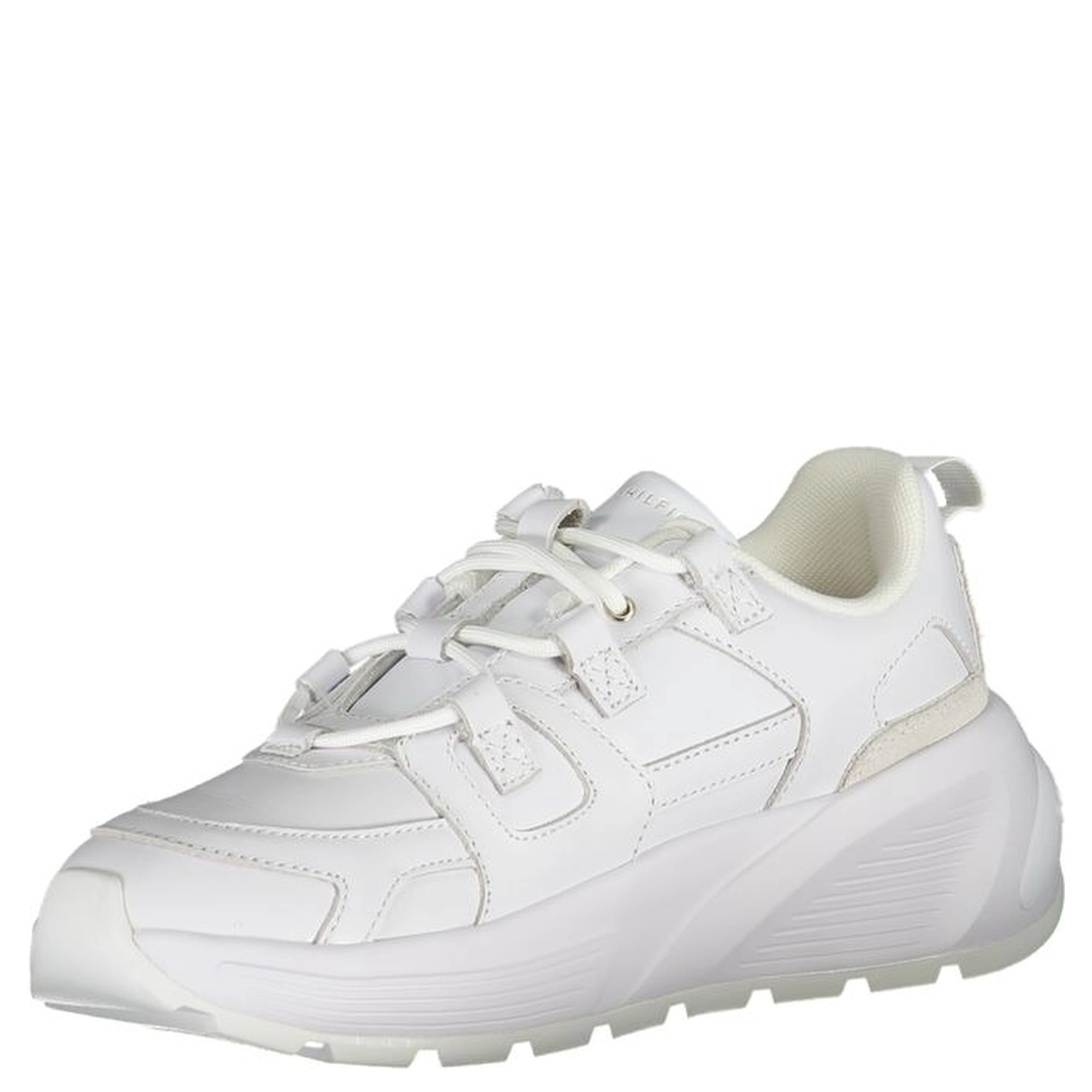 White Polyester Sneaker