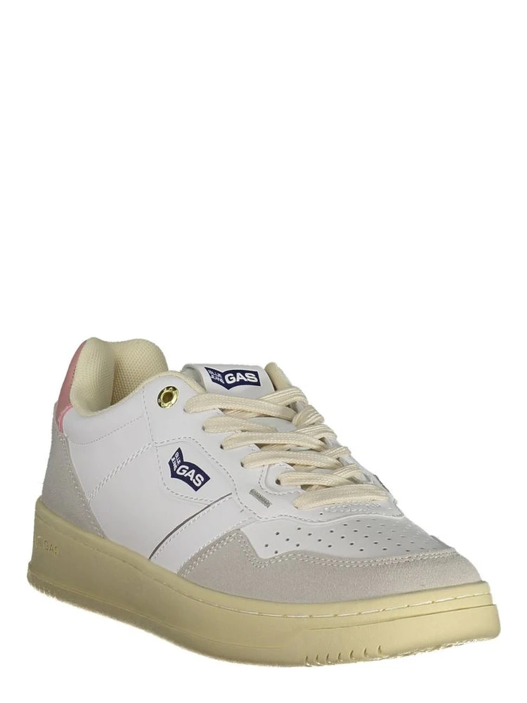White Polyurethane Women Sneaker alternative