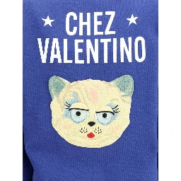 Blue Cotton Sweatshirt