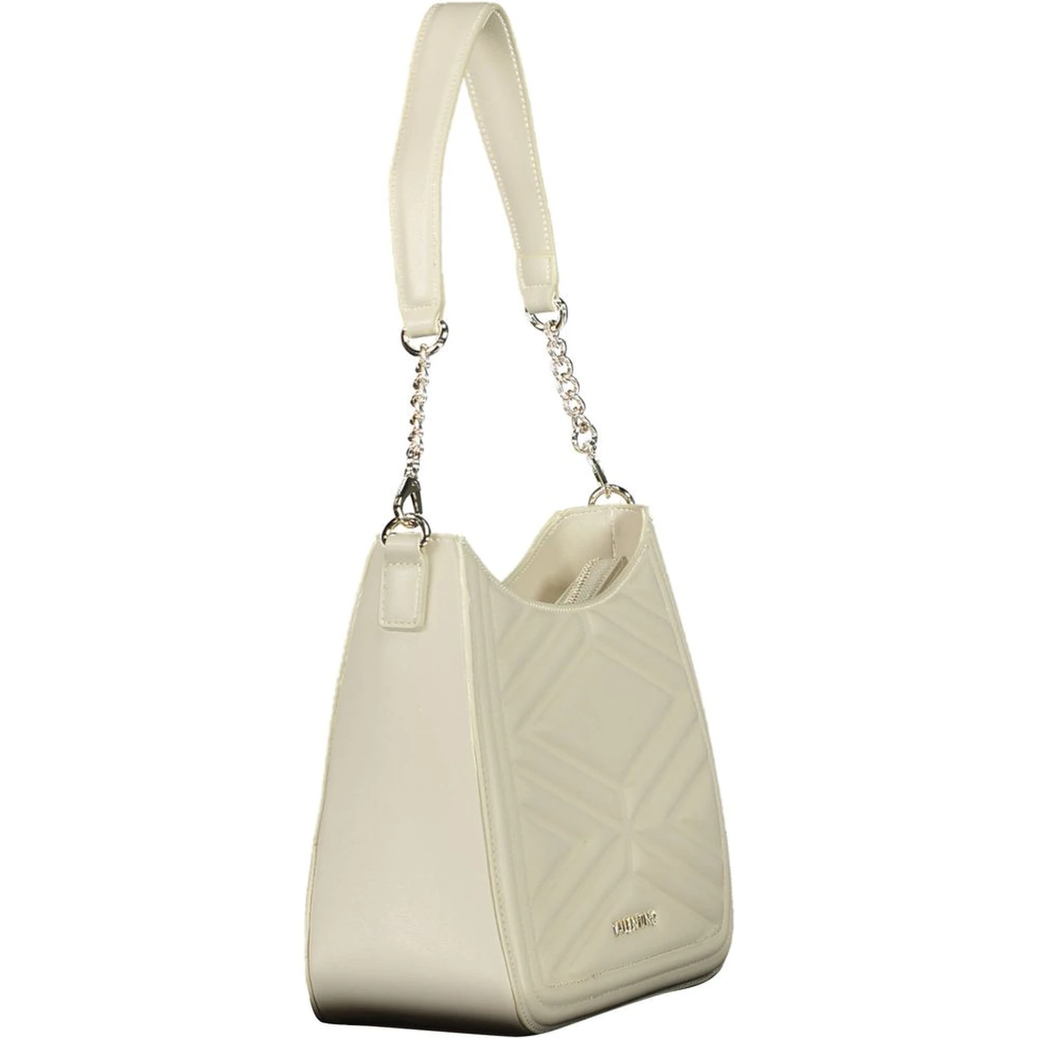 Beige Polyethylene Handbag