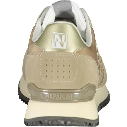 Beige Polyester Sneaker